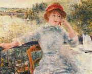 Pierre-Auguste Renoir Portrat der Alphonsine Fournaise painting